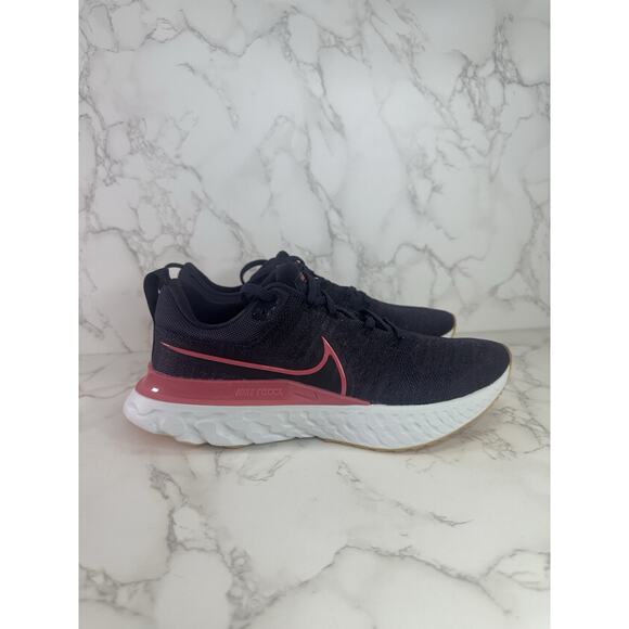 Nike Womens React Infinity Run FK 2 CT2423-501 Blue Running Shoes Sneakers 9 - Picture 4 of 5